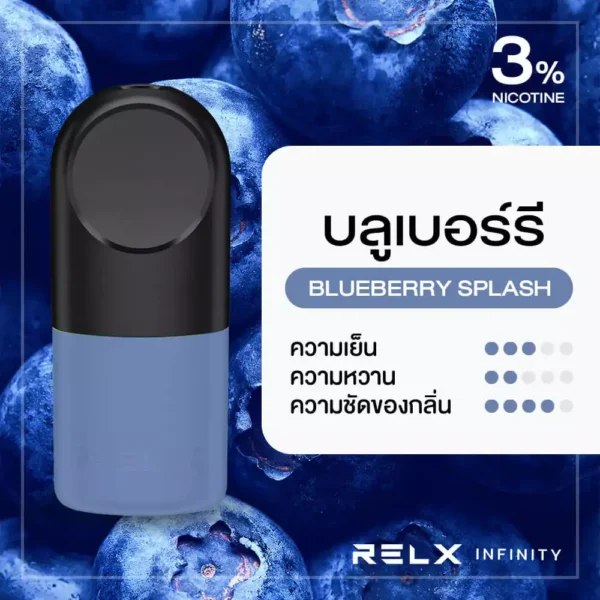 RELX Infinity Pod Pro กลิ่นบลูเบอร์รี