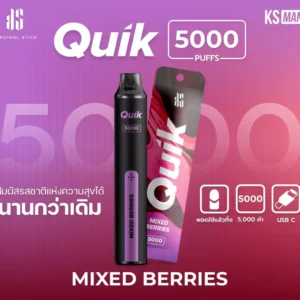 KS Quik 5000 กลิ่นมิกซ์เบอร์รี่