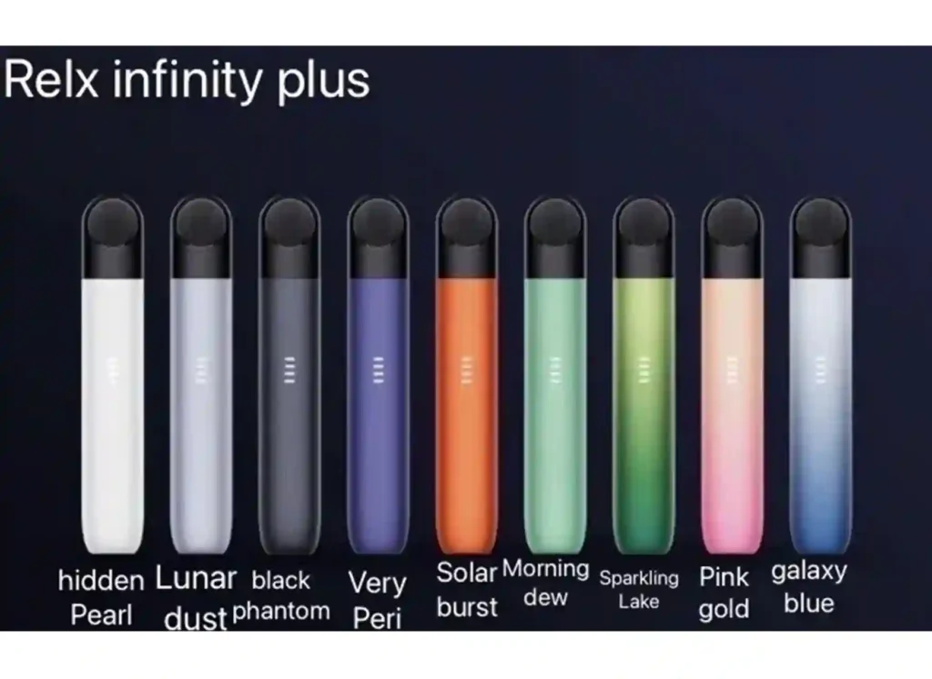 Relx Infinity Plus 9สี ใหม่ ทันสมัย
